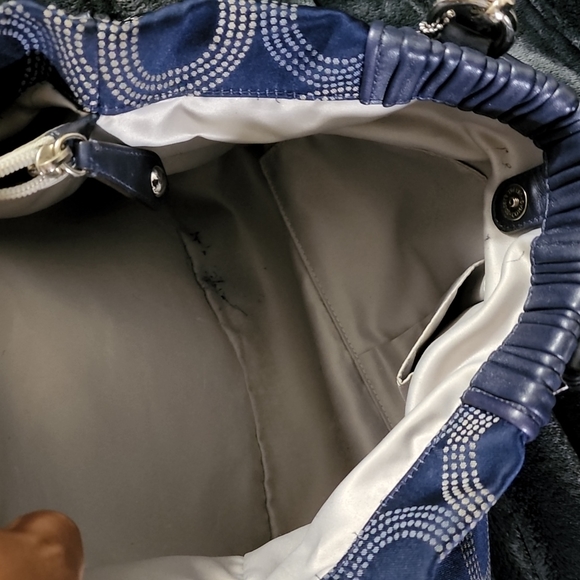 Blue Coach Bag - Picture 11 of 14